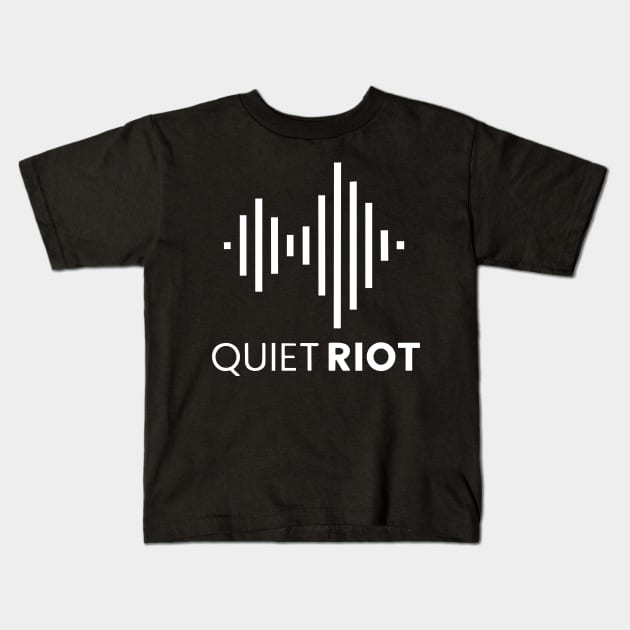 Quiet Riot Sound Kids T-Shirt by Arestration